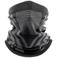 【新品】 [Andeor] ネックウォーマー 防寒 ネックガード フェイスカバー 春 秋 冬 エアーホール構造・息苦しくない・伸縮性・通気性・防風・保温・暖かい・柔らかい 通勤・通学・自転車・バイク・アウトドア・スキー・登山・旅行・男女兼用 (#01.ブラ 0