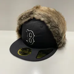 海外限定 59FIFTY ニューエラ Newera レトロクラウン Winter Dog Ear ドッグイヤー Redsox レッドソックス トラッパーキャップ (4-12)