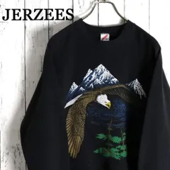 USA製 JERZEES ジャージーズ レア 和柄 プリントスウェットトレーナー