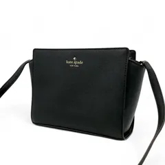 kate spade new york ケイトスペードニューヨーク ショルダーバッグ サフィアーノレザー ブラック 黒 斜め掛け クロスボディ 上品 普段使い