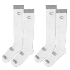 【新品】 [Geekin] スキー靴下 【抗菌防臭・吸湿速乾】 スノボ 靴下 レディース メンズ キッズ スキー ソックス 防寒 冬用 スノーボード あったか ジュニア 2足組 (JP, 数字サイズ, 21.0 cm, 25.0 cm, 白+白) 0