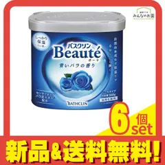 バスクリンボーテ 入浴剤 青いバラの香り 360g (約12回分) 6個セット まとめ売り