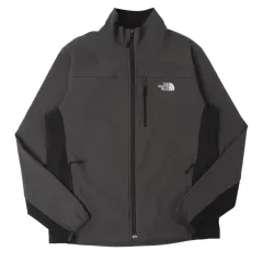 ノースフェイス チャコールグレー ソフトシェル フリース ジャケット