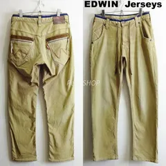 エドウィン　EDWIN　ジャージーズ ERZ007　W77cm　テーパード　ストレッチデニム　メンズ 　ベージュ