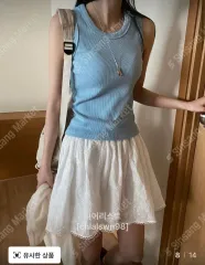 新品 ライトブルー ノースリーブ (通販 在庫整理)