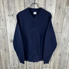 Champion チャンピオン REVERSEWEAVE SNAP SWEAT SHIRT NVY WARMUP 裏起毛 リバースウィーブ スナップ スウェット シャツ ジャケット ネイビー メンズ L サイズ