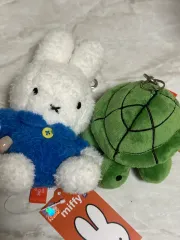 ミッフィー ぬいぐるみ キーホルダー セット (うさぎ/カメ)