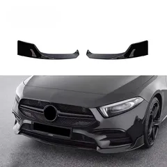メルセデス・ベンツ Aクラス W177 セダン 2018-2022 フロントバンパーリップスプリッタースポイラーサイドエプロン