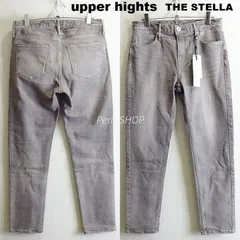 upper hights　THE STELLA　W76cm　ストレッチ　ミッドライズボーイズデニム　ブロンズ　レディース　日本製　25　新品