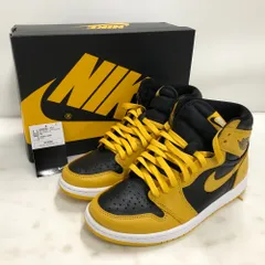 02w21306 ナイキ NIKE  AIR JORDAN 1 RETRO HIGH OG  イエロー  26.5cm 中国製 メンズ  箱・タグあり  スニーカー  555088-701  【中古品】