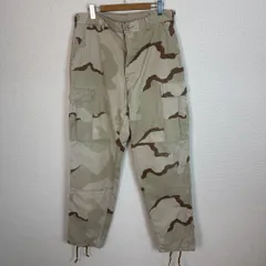 US ARMY USアーミー カーゴパンツ チョコチップ迷彩 総柄 ベージュ メンズ 古着 ミリタリー アメカジ