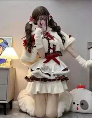 ホワイトサンタ　クリスマス　コスプレ　かわいい