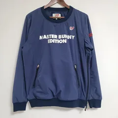マスターバニーエディション クルーネック プルオーバー ブルゾンジャケット ブルー系 4 美品