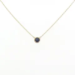 K18YG サファイヤ ネックレス