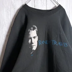 【入手困難/お宝古着】80s 古着 Randy Travis ランディー・トラヴィス スウェット XLのサムネイル