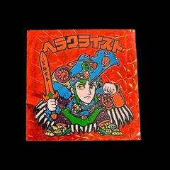 ヘラクライスト（赤）当時物 赤ホロ光量保持 印字明瞭　 ヘッド　 悪魔VS天使 第7弾　 ビックリマン