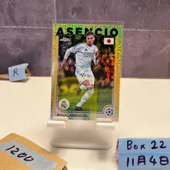 2023 Topps Chrome UEFA Raul Asencio 044/150 Real Madrid C.F. Mojo Refractor Parallel カード