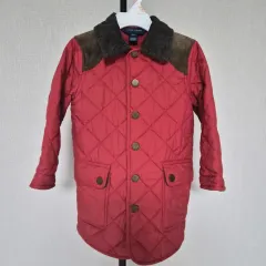 ポロ 3T 3歳 4歳 キッズ キルティング キルティング キルティングコート アウター C-ジャケット-215