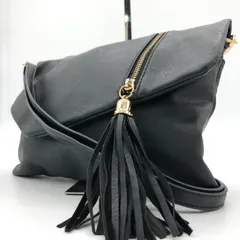 YECCA VECCA 2WAY クラッチバッグ ショルダーバッグ 黒 ブラック Fサイズ