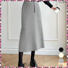 送料無料  ハイウエスト プリーツニットスカート秋冬 ワイドリブ プリーツスカート ベルト付きミモレ丈スカート 体型カバーオフィスカジュアル ロングスカート 美脚脚長 着やせ エレガントスカート 暖かいスカート無地 大人きれいめ 上品