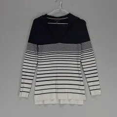 トミーヒルフィガー レディース 85 ニットTシャツ 2017 春 秋 ストライプ 04015