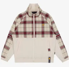 ROMANTIC CROWN ロマンティッククラウン チュウファチュプス CHECK アウター オートミール L