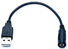 5V 電熱ベスト ヒータ―ベスト用 TypeC/A USBケーブル 電気 ヒータージャケット 電熱ウェア用DC3.8mm×1.35mm (Type-A) [Type-A]