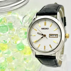 【新品電池】SEIKO セイコー メンズ 腕時計 デイデイト 7N43-9080 260146 新品ベルト