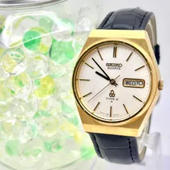 【新品電池】SEIKO セイコー TYPEⅡ タイプ2 メンズ 腕時計 デイデイト ゴールド 7546-833E 952703 刻印あり 新品ベルト