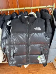 THE NORTH FACE ザノースフェイス クロップド ヌプシ ジャケット マット ブラック