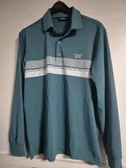 INDIAN(インディアン)ゴルフ メンズ 長袖 ポロ Tシャツ