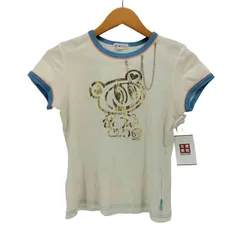 エンジェルブルー ANGEL BLUE キャラクター プリント リンガー Tシャツ Y2K レディース JPN：L 