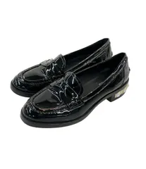 ミュウ ミュウ コインローファー パテントレザー ビジュー レディース SIZE 36 (23cm) Miu Miu