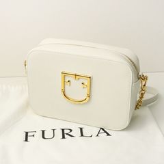 美品】FURLA フルラ JOY ジョイ レザー ショルダーバック - メルカリ