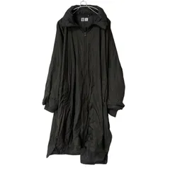ZM1640【美品】UNIQLO U ユニクロU ナイロンロングコート ブラック サイズXXL