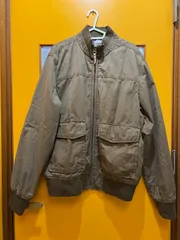 【H2-11】◇ トミーヒルフィガー　XLサイズ　ジャンパー　茶色