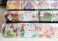 まとめ) 15個 3Dボックス 人物PET 背景 特価セット 黒い狸 ダイアリーデコ マスキングテープ ロール