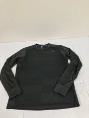 送料無料★adidas running climacool アディダス★長袖Tシャツ　トップス★メンズ　Lサイズ★ブラック　#71212saj