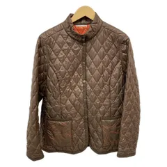 CastelbajacSport(カステルバジャックスポーツ) ブルゾン サイズ3 L レディース - ダークブラウン 長袖/中綿/キルティング/秋/冬