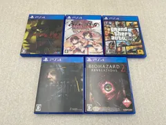 ▼真・女神転生Ⅲ NOCTURNE HD REMASTER　うたわれるもの 散りゆく者への子守歌　グランド・セフト・オートV　DEATH STRANDING　バイオハザード  リベレーションズ２ 　PS４ ソフト５点
