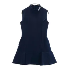 サイズ：S EIMY GOLF エイミーゴルフ  裏地付 ノースリーブワンピース  ネイビー系 [240101572903] ゴルフウェア レディース ストスト