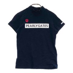 PEARLY GATES パーリーゲイツロゴ入り モックネックシャツ サイズ5