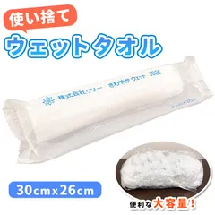 使い捨て おしぼり タオル 業務用 大判 厚手 30cm × 26cm 60本 セット 丈夫 個包装 携帯 ウェットタオル 濡れタオル ホット クール 温 冷 対応 顔 体 フェイス ボディ 全身 拭ける 体拭き からだふき シート 介護 介助 入浴 補助