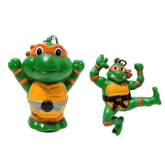 当時物 ミュータントタートルズ キーホルダー 2種セット 1994年 1995年