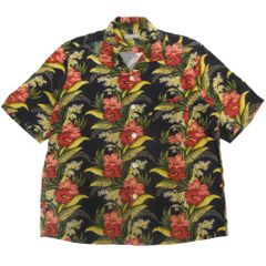00aw COMME des GARCONS HOMME コムデギャルソンオム 田中オム 花柄 アロハ シャツ 半袖 ヴィンテージ 00