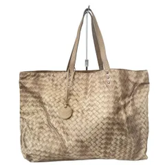 BOTTEGA VENETA(ボッテガヴェネタ) トートバッグ イントレッチオリュージョン ベージュ レザー