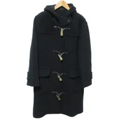 美品 OLD ENGLAND オールドイングランド フーデッド ダッフルコート ブラック レディース 古着 中古 USED