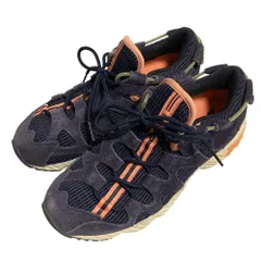 良品 asics アシックス GEL-MAI ゲルマイ ローカット スニーカー H8E3N-5858 25cm ネイビー レディース 古着 中古 USED