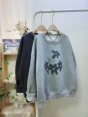 単道花 起毛 スウェット 新作