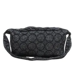 新品同様 minä perhonen ミナペルホネン ウール リネン タンバリン ショルダーバッグ グレー ブラック レディース 古着 中古 USED